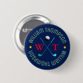 Golfer Name Button (Vorne & Hinten)