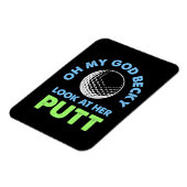 Golfer Oh mein Gott Magnet (Linke Seite)