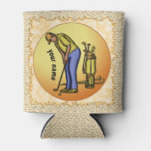 Golfer Opa kann kühler werden Dosenkühler (Vorderseite)