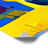 Golfer - Original Golf Art Printwerbung Poster (Ecke)