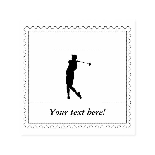 Golfer Permastempel (Design)