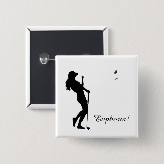 Golfer Personal Button (Vorne & Hinten)