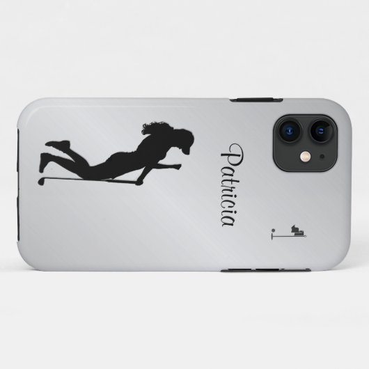 Golfer Personal Case-Mate iPhone Hülle (Rückseite (Horizontal))