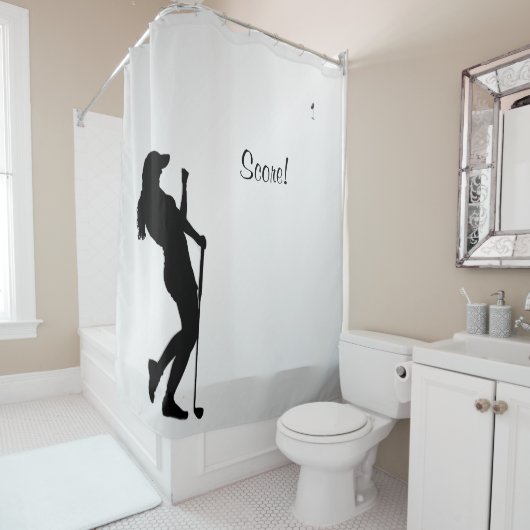 Golfer Personal Duschvorhang (Beispiel)