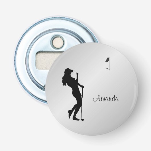 Golfer Personal Flaschenöffner (Vorderseite)