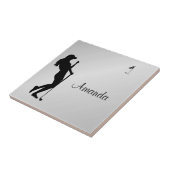 Golfer Personal Fliese (Seite)