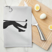 Golfer Personal Geschirrtuch (Viertel Falte)