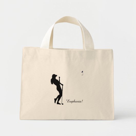 Golfer Personal Mini Stoffbeutel (Vorne)