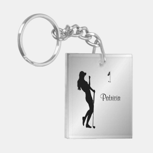 Golfer Personal Schlüsselanhänger (Vorderseite links)