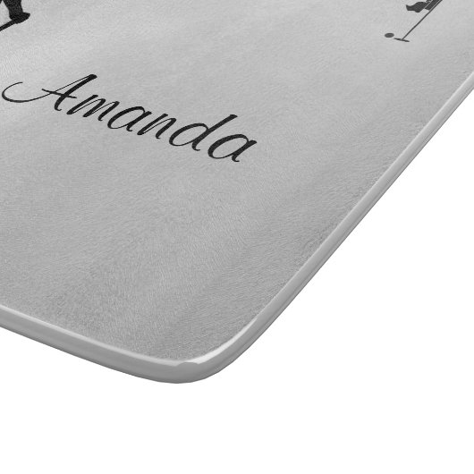 Golfer Personal Schneidebrett (Ecke)