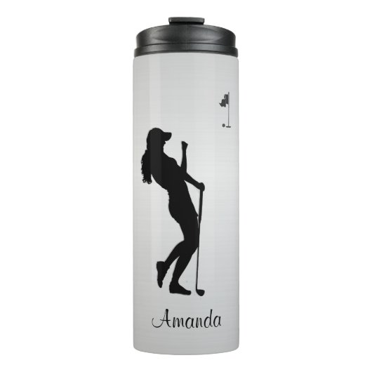 Golfer Personal Thermosbecher (Vorderseite)