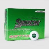 Golfer Personalisiert 2 Initialen Grass Green Golfball (Verpackung)