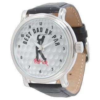 Golfer Personalisiert Golf Wristwatch Armbanduhr