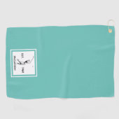 Golfer Personalisiert und Jahr Golfhandtuch (Horizontal)