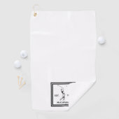 Golfer Personalisiert und Jahr Golfhandtuch (Insitu)