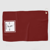 Golfer Personalisiert und Jahr Golfhandtuch (Horizontal)