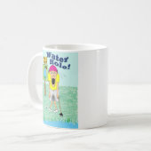 Golfer-Piss-Hose am Wasserloch Kaffeetasse (Vorderseite Links)