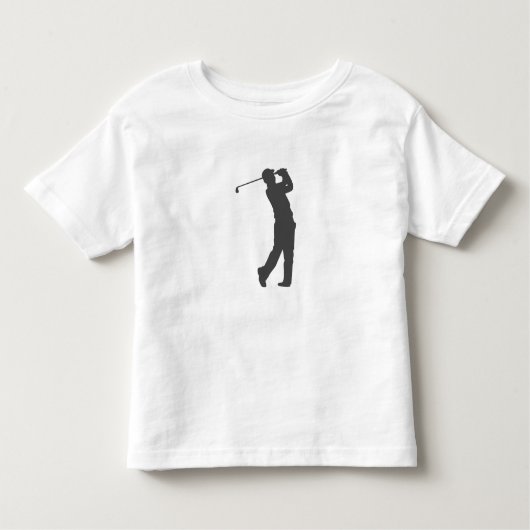Golfer-Player-Silhouette Kleinkind T-shirt (Vorderseite)