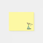 Golfer Post-it Klebezettel (Vorderseite)
