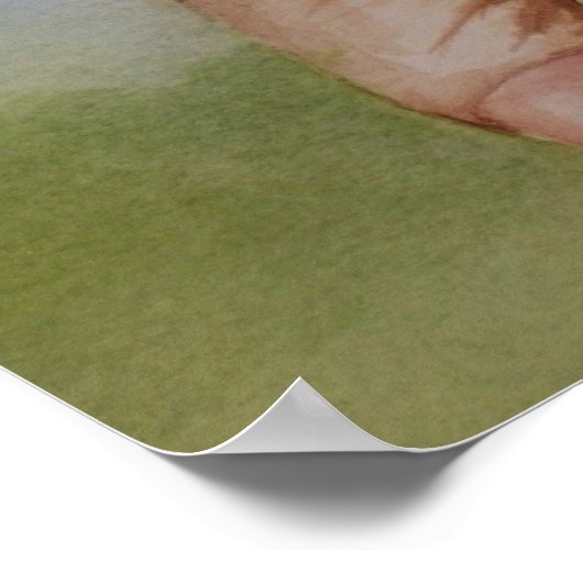 Golfer Poster (Ecke)