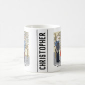 Golfer Postman Lieben Golf Cartoon Kaffeetasse (Mittel)