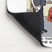 Golfer Postman Lieben Golf Cartoon Mousepad (Ecke)