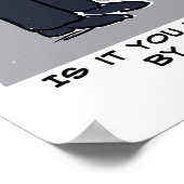 Golfer Postman Lieben Golf Cartoon Poster (Ecke)