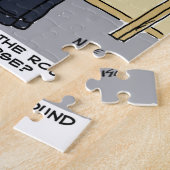 Golfer Postman Lieben Golf Cartoon Puzzle (Seite)