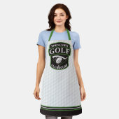 Golfer Pro Golf Player Club Clubhaus Personalisier Schürze (Getragen)