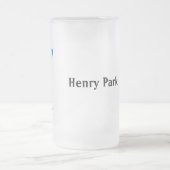 Golfer Putting Ball Mattglas Bierglas (Mittel)