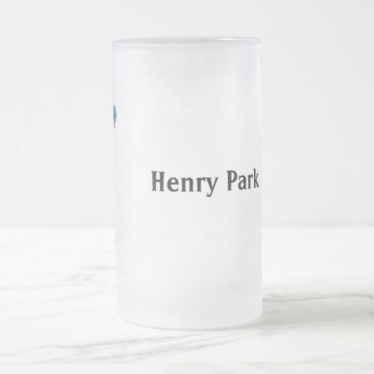 Golfer Putting Ball Mattglas Bierglas (Mittel)