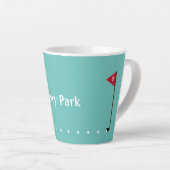 Golfer Putting Kaffee Tasse (Rechte Ecke)