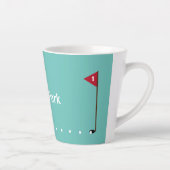 Golfer Putting Kaffee Tasse (Rechts)