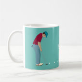 Golfer Putting Kaffeetasse (Links)