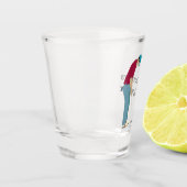 Golfer Putting Schnapsglas (Links)