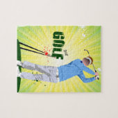 Golfer-Puzzle mit Golfer Puzzle (Horizontal)