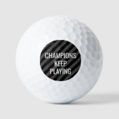 Golfer Quote Golf Balls Golfball (Vorderseite)