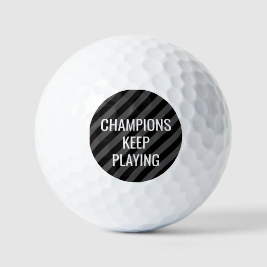 Golfer Quote Golf Balls Golfball (Vorderseite)