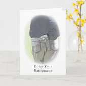 Golfer-Rentenkarte Karte (Gelbe Blume)