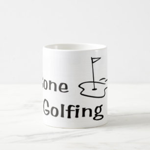 GOLFER / RETIREE'S *GONE GOLFING* TASSE