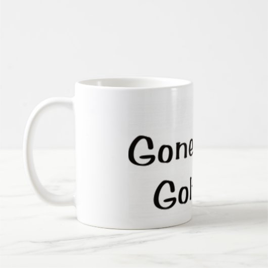 GOLFER / RETIREE'S *GONE GOLFING* TASSE (Links)