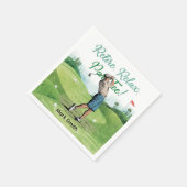 Golfer Ruhestand par tee Party Golf auf Kurs Serviette (Ecke)