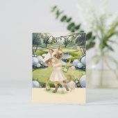 Golfer Save the Date Bride Bachelorette Postkarte (Stehend Vorderseite)