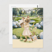 Golfer Save the Date Bride Bachelorette Postkarte (Vorne/Hinten)