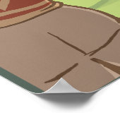 Golfer SceneArizona Poster (Ecke)