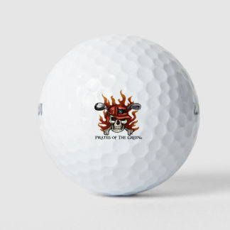 Golfer-Schädel und Crossbones-Golfbälle Golfball