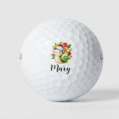 Golfer-Schnecke mit Blume Golfball (Vorderseite)