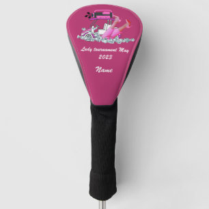 Golfer Schuhe mit hoher Ferse in rosa Thema Golf Headcover