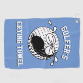 Golfer Schüttelhandtuch personalisieren Golfhandtuch (Horizontal)