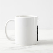 Golfer-Silhouette Kaffeetasse (Links)